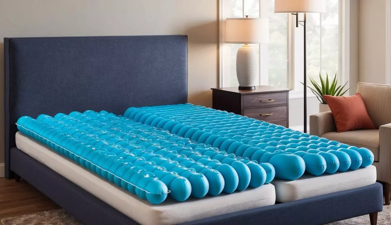 An alternating pressure mattress inflates and deflates air cells to provide pressure relief and prevent bedsores